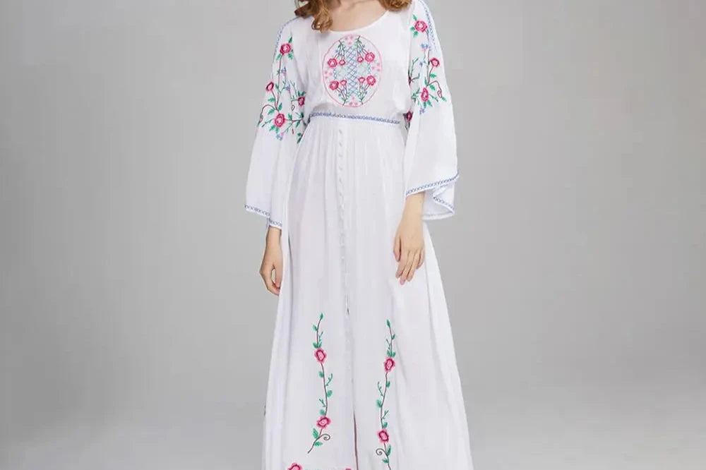 Embroidered Jastie Boho Dress